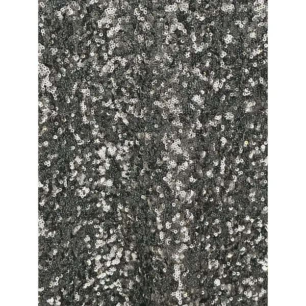 Alice + Olivia Scoop Mini Dress Womens S Black Sequin Sleeveless Party Night Out - Image 2