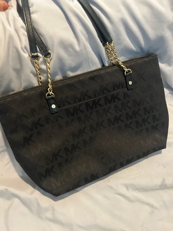Michael Kors Purse Black Tote - Image 4