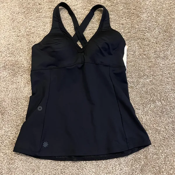 ATHLETA‎ Be bold support tank top NWT SMALL black $69 - Image 4