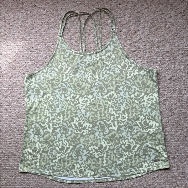 NIKE Green Ornate Print Strappy Tank Top Size XXL - Image 12