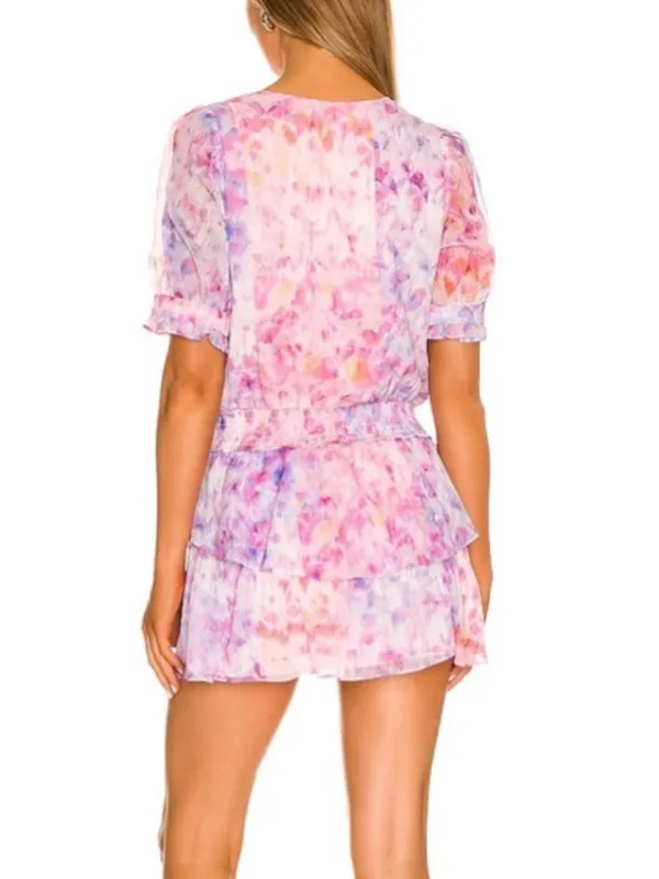 Amanda Uprichard NYC Adriel mini Dress in Cotton Candy size large NWT - Image 5