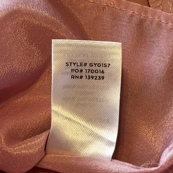 Lulus Believe It or Knot Rose Pink Long Sleeve Tie-Front Skater Dress NWT size M - Image 8
