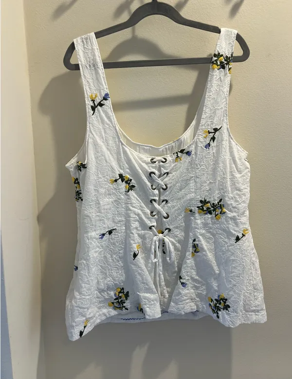 Anthropologie white top - Image 3