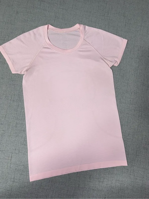 Lululemon Swiftly Tech Short Sleeve Shirt Hip Length 2.0 Pink Peony Size 8 - Image 5