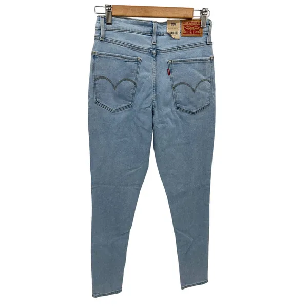 Levi's Womens 29 NWT 721 High Rise Skinny Light Wash‎ Jeans Stretch Pants - Image 2