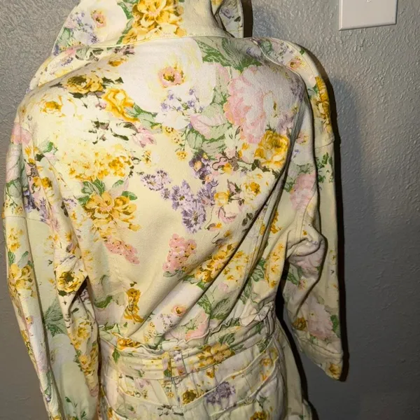 For Love & Lemons Chamomile Denim Romper Size Large - Image 5
