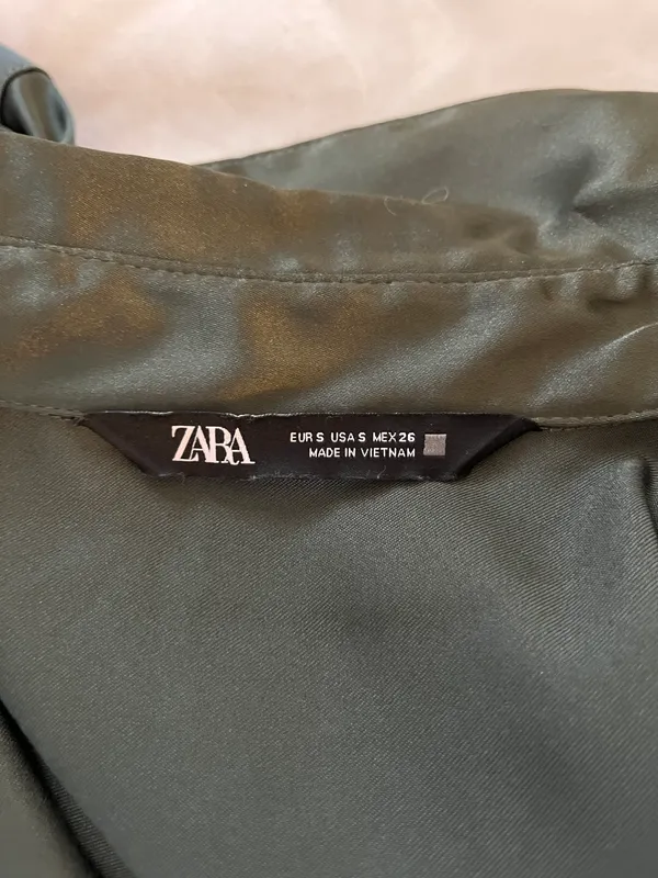 ZARA Silky longsleeve button down - Image 2