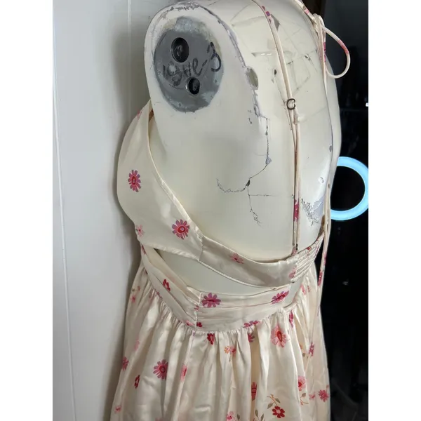 Free People Intimately Oasis Placed Floral Mini Dress in pink combo. Size M NWOT - Image 5