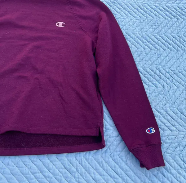 Champion Mock neck Pullover Crewneck Size M - Image 2