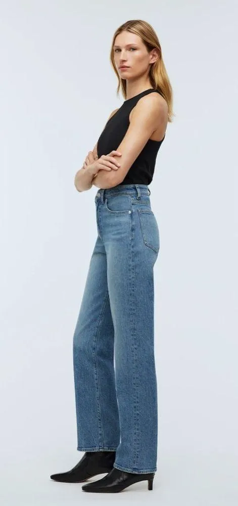 NWT Madewell The '90s Straight Jean 23 broken zipper needs repair/replacement - Image 3