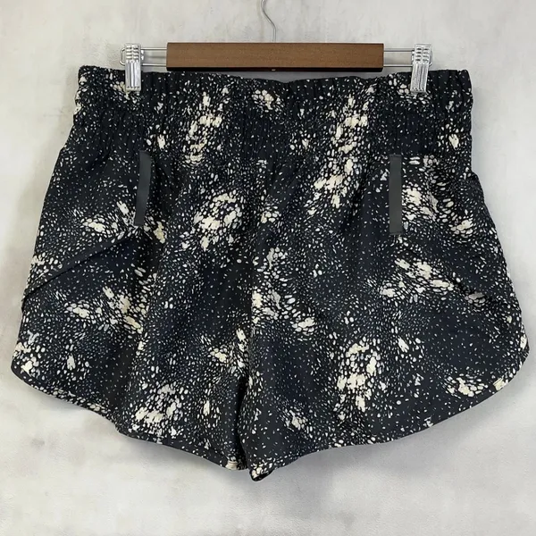 Old Navy Active Shorts Womens‎ Large Speckled Print Athletic Running Outdoor Gym - Image 2