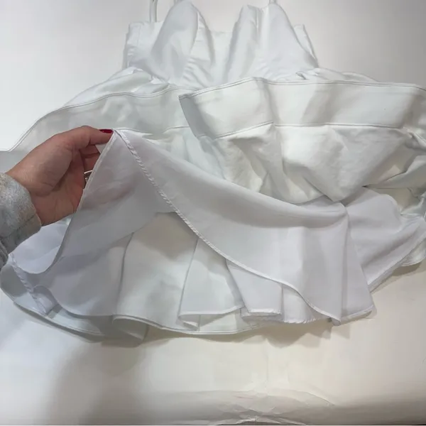 NBD Katerina Mini Dress in White Small - Image 3