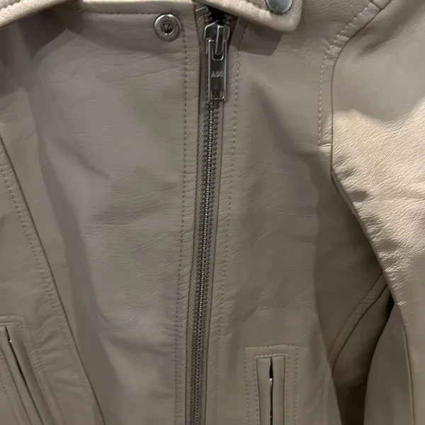 Abercrombie And Fitch Vegan Leather Moto Jacket - Image 6