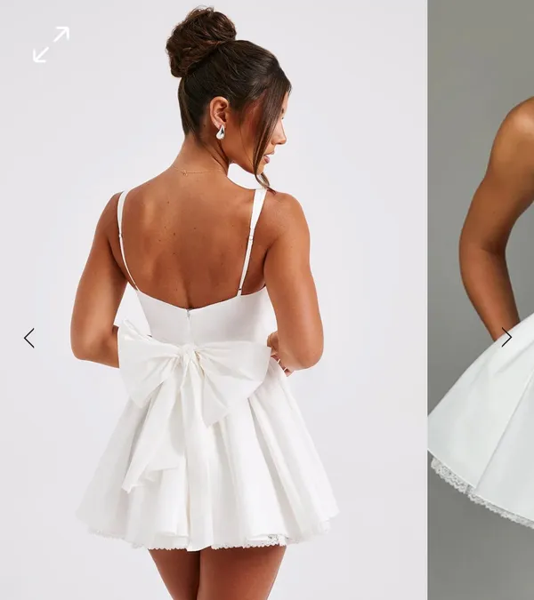 Babyboo White mini dress - Image 2