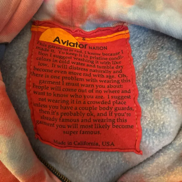 Aviator Nation Hoodie Zip-Up - Image 3