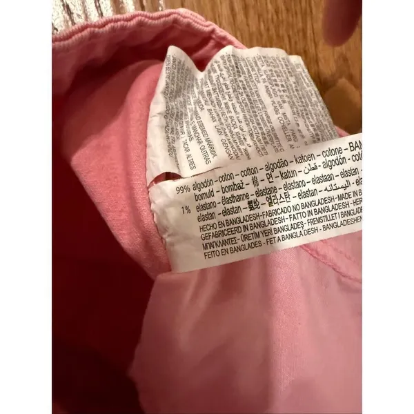 Zara pink high rise mom Jean cotton size 6 - Image 6