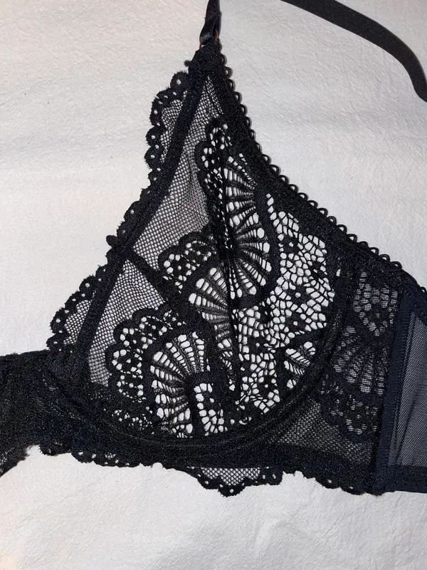 Savage X Fenty Scalloped Lace Unlined Bra - Image 2