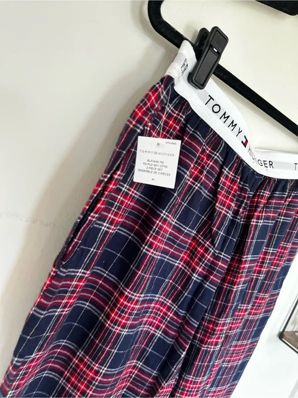 NWOT Tommy‎ Hilfiger Plaid Pajama Pants Size Medium - Image 3