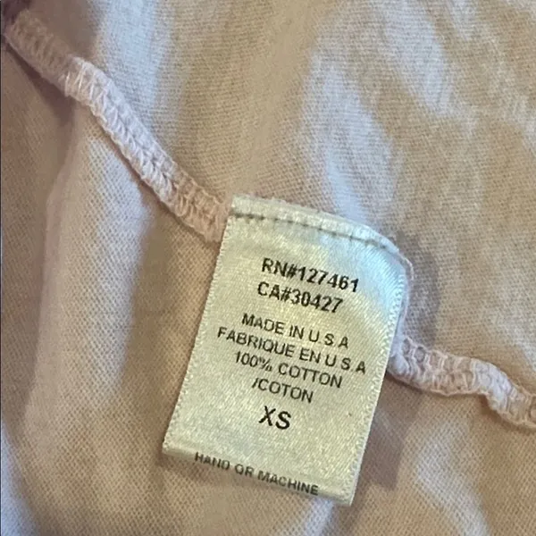 Wildfox Women’s Wide Boxy Light Pink Dare Devil Tee Size XS - Image 6