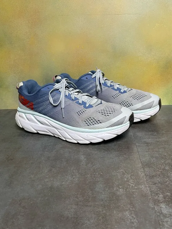 Hoka One One Clifton 6 Women's Blue Running Shoes Size 10.5 - Image 2