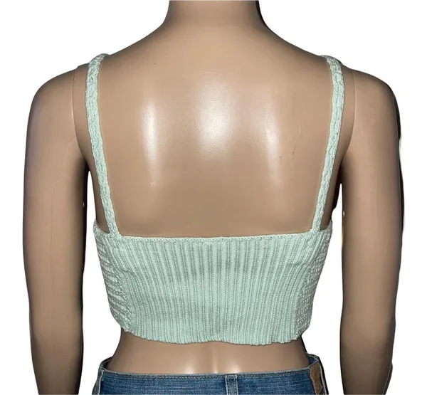 Free People Berkinette Crochet Bralette Crop Cami Top - Image 7