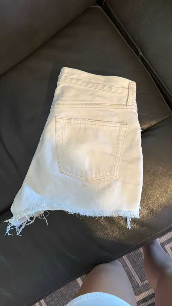 AGOLDE Shorts High-Rise white - Image 2