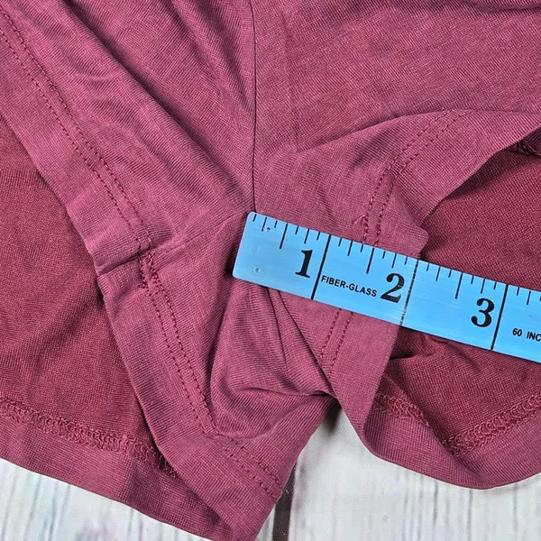 Silence + Noise Burgundy Burnout Backless Strappy Jumpsuit Romper Size‎ L - Image 9
