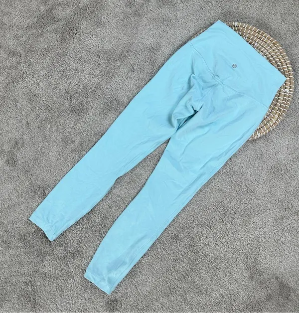 Lululemon Women’s Align High-Rise Pant Legging 25" Yoga in Cyan Blue Size 4 - Image 6