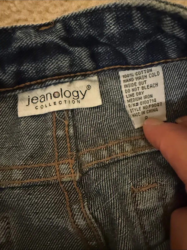 Women’s Light Blue Embellished Jeans by Jeanology vintage - Image 2