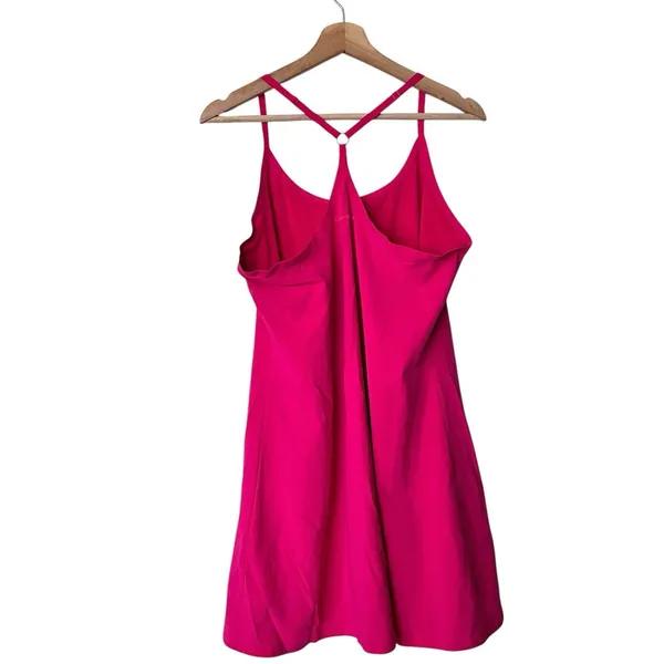 Outdoor Voices XL The Exercise Dress Coral Red Padded Bra Tennis Athleisure - Image 3