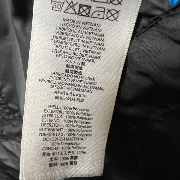 Michael Kors Packable Windbreaker Jacket Travel Lightweight‎ Black Size M - Image 7