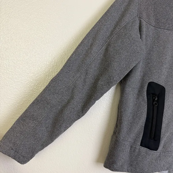 Peter Millar Warmth Jacket Womens Medium Gray Full Zip Fleece Golf Sanctuary - Image 5