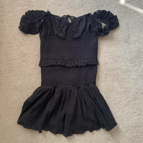 Black Mini Dress - Image 2