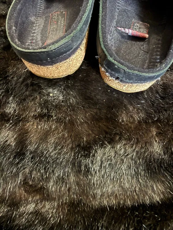 HAFLINGER Clogs Grizzly Torben, Charcoal black shoes slip on 39 8.5 - Image 5