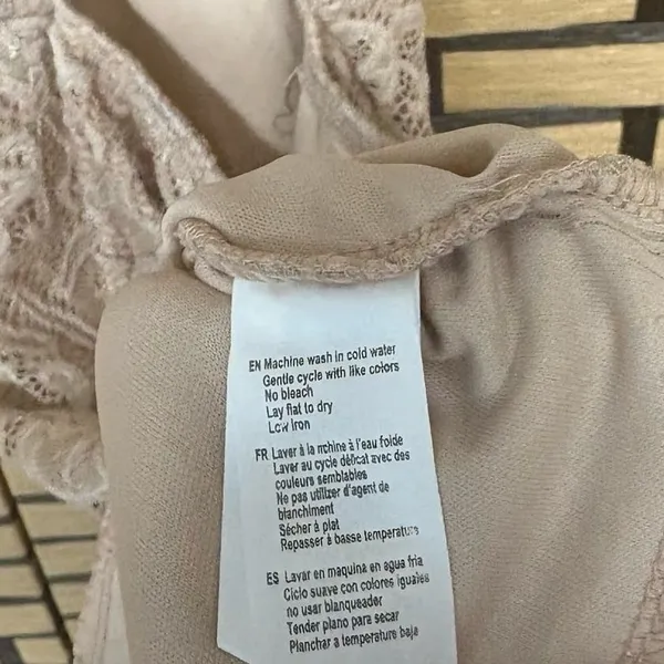 Revamped Tan‎ Lace Dress Size XS - Image 9