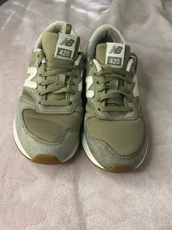 New Balance Shoes 420 Army Green Casual Sneakers Womens Size 7 - Image 2