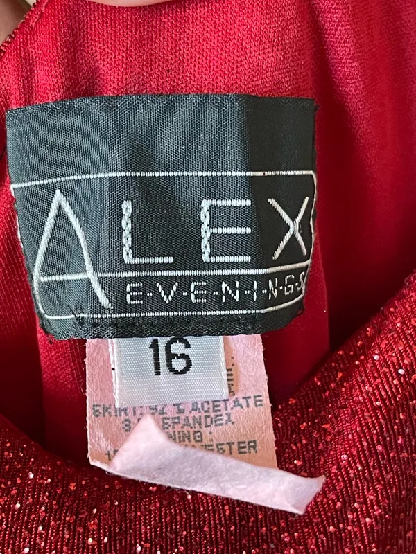Alex Evenings Dress Sequin Formal Women’s Sz 16 - Image 7