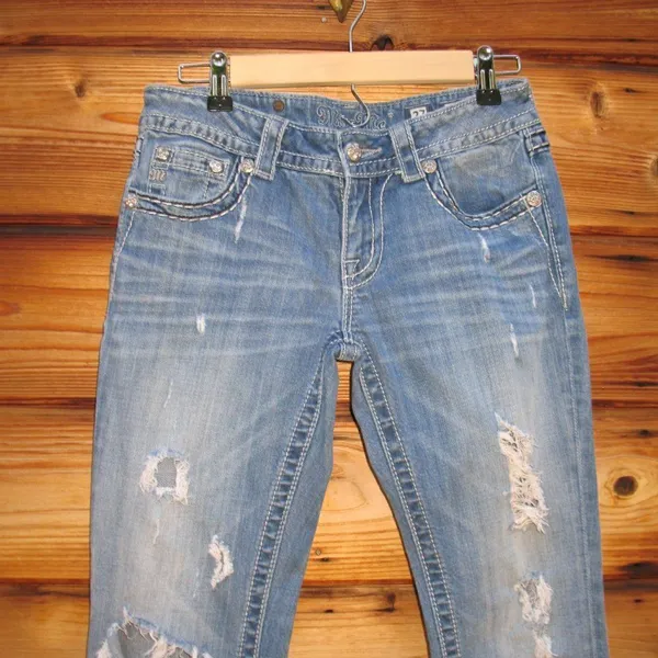 Miss Me Distressed Boot Cut Jeans - Image 3