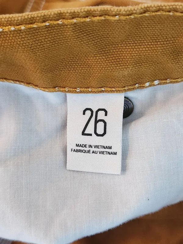 BDG Urban Outfitters Womens Golden Brown Carpenter Utility Pants Size 26 - Image 11