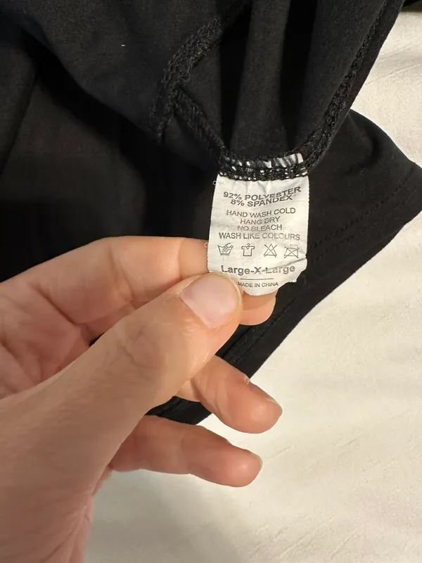 Black Bike Shorts Size L - Image 5