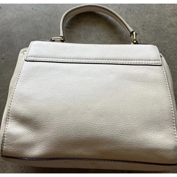 Kate Spade New York MAGNOLIA PARK LARGE LAUREL Tote Leather Bag Purse Cream - Image 3