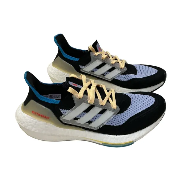 Adidas Ultraboost 21 Womens Running Shoes Black Purple S23836 Size‎ 8 - Image 12