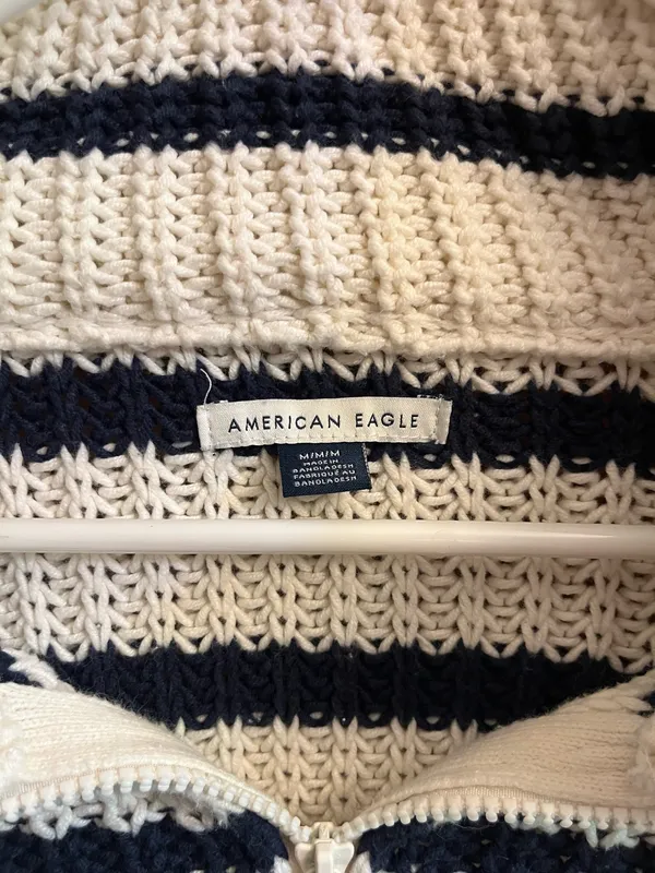 American Eagle Quarter-Zip Sweater - Image 2