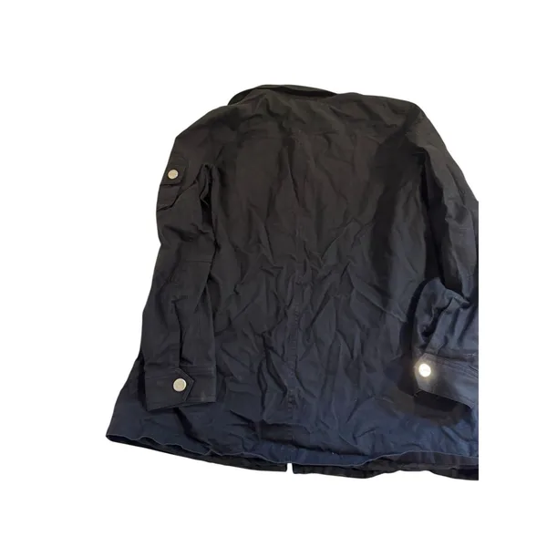 Ralph Lauren Womans Jacket Size Small Black Toggle Buttons Lightweight - Image 2