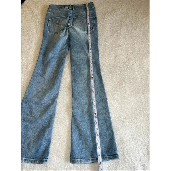 Free People We The Free Shayla Bootcut Jeans 25 Sierra Y2K Double Waist - Image 7
