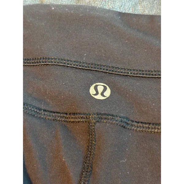 Lululemon Athletica Black Yoga Leggings Size 4 Full Length Activewear - Image 5