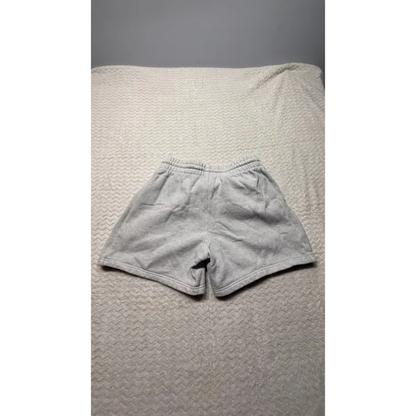 Aritzia Sweatfleece Cozy Fleece Boyfriend Fit Shorts Heather Grey Womens XS - Image 2