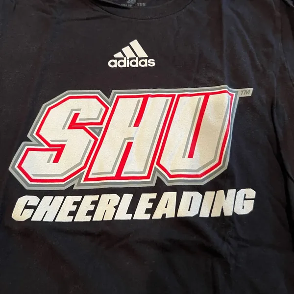 Adidas Black SHU cheer t shirt - Image 2