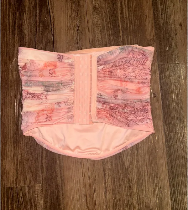 White Fox Pink corset tube top - Image 3
