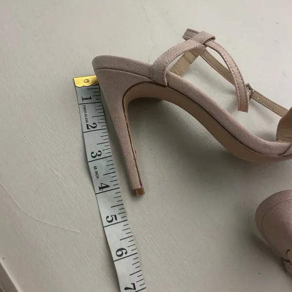 Heels Truffle Collection Chic Nude Strappy 7 see measurements-no size showing - Image 3